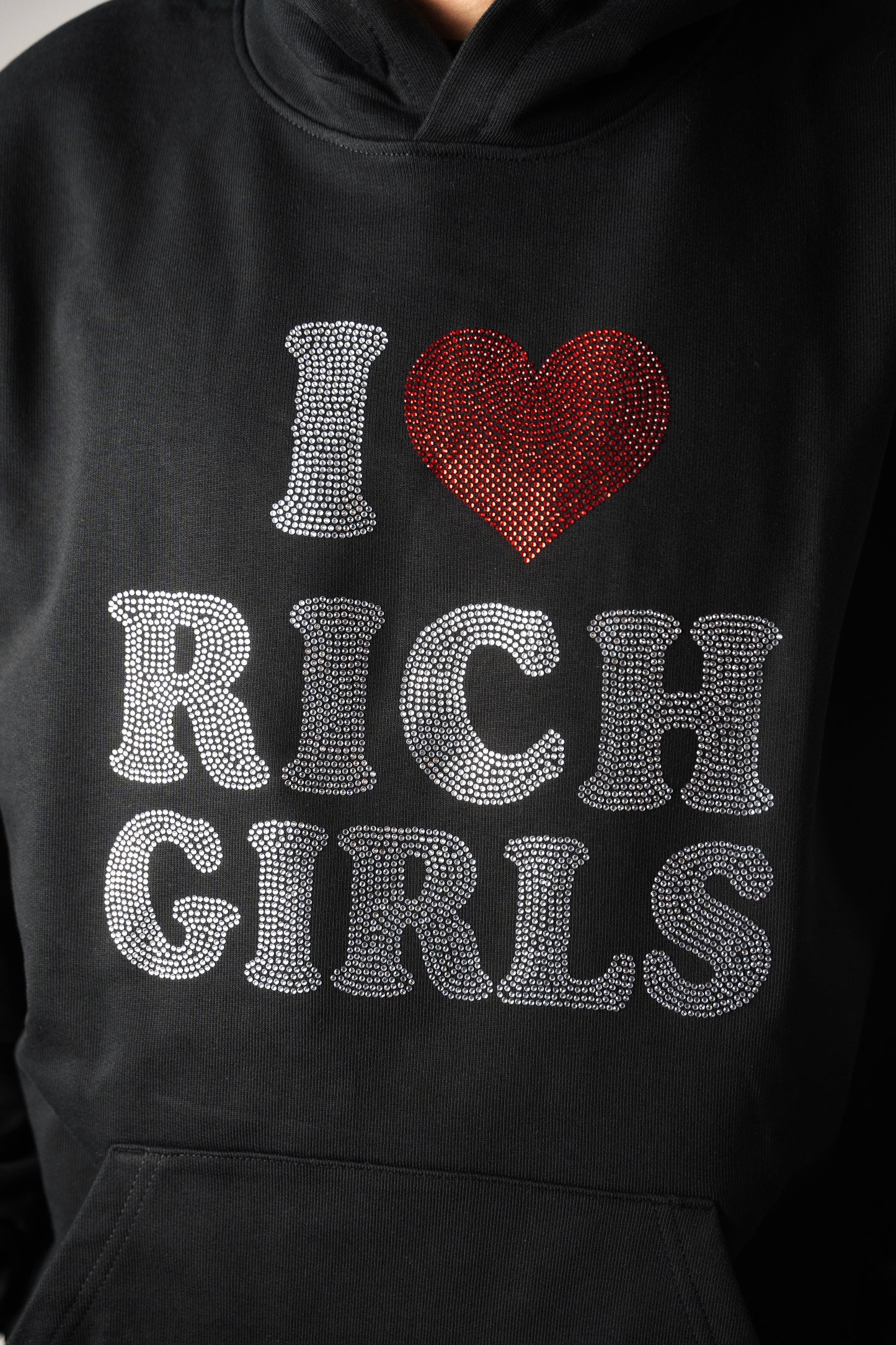 RICH GIRLS hoodie "BLACK"
