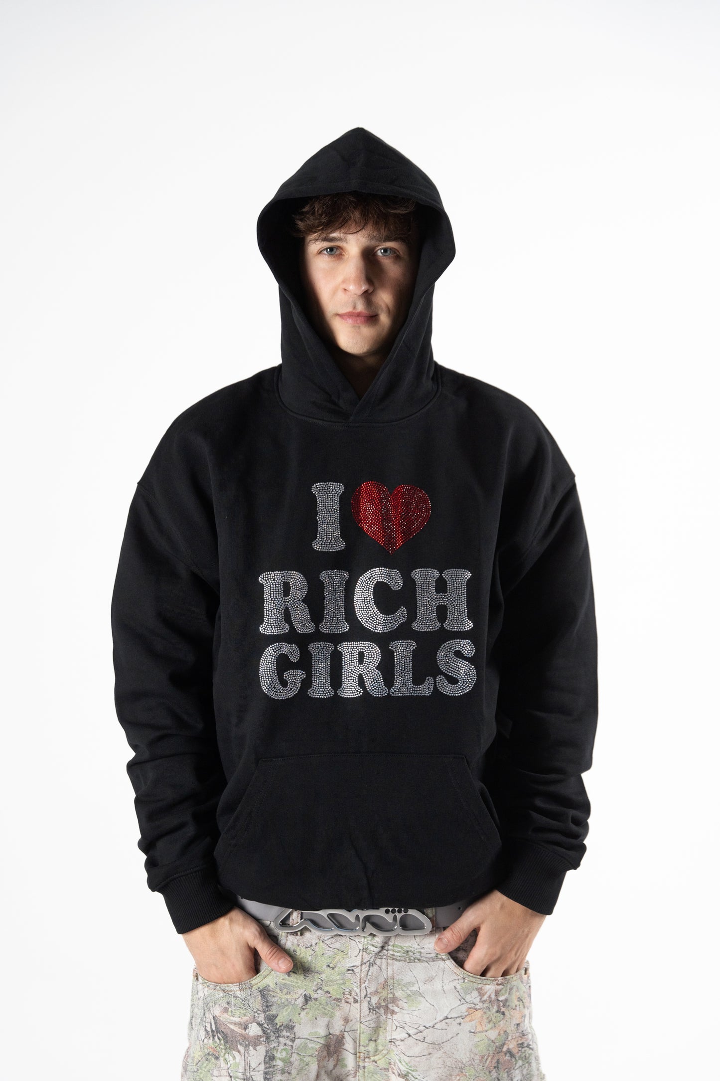 RICH GIRLS hoodie "BLACK"