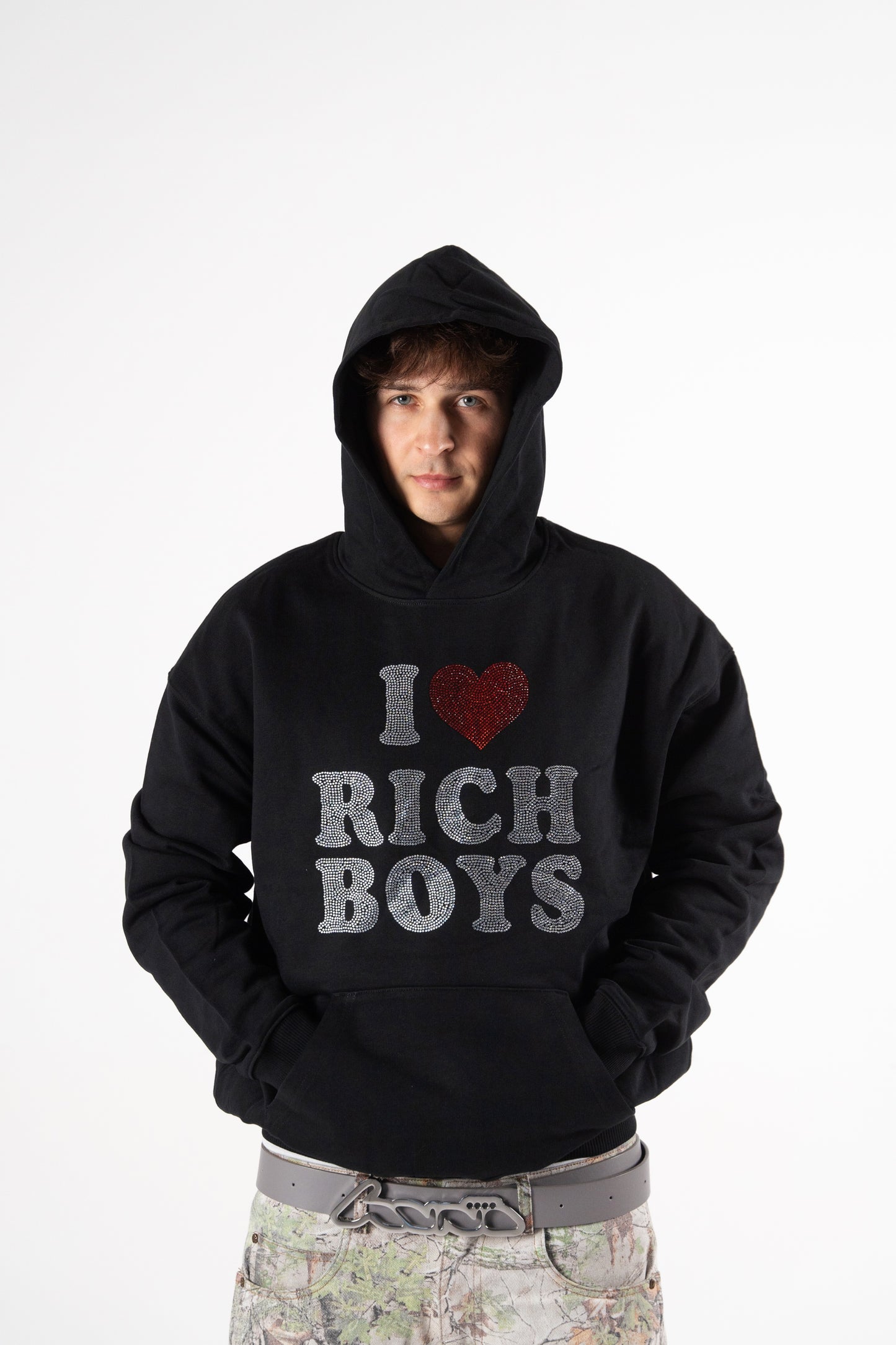 RICH BOYS hoodie "BLACK"