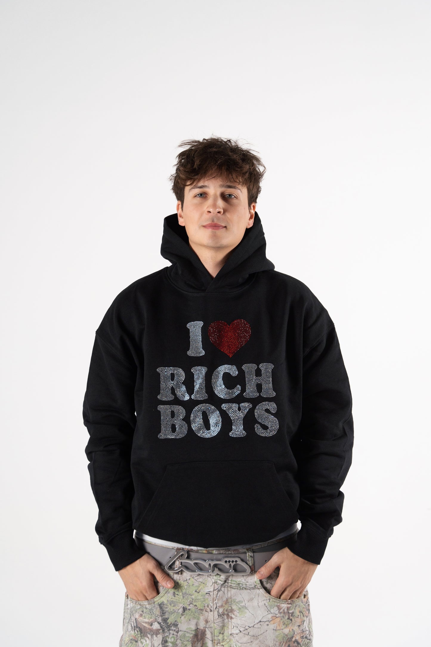 RICH BOYS hoodie "BLACK"